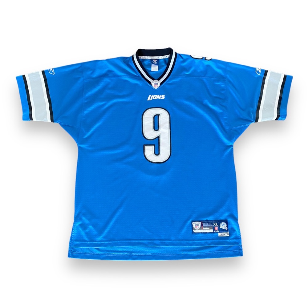 NFL REEBOK Detroit Lions Matthew Stafford Authentic On Field Football Jersey